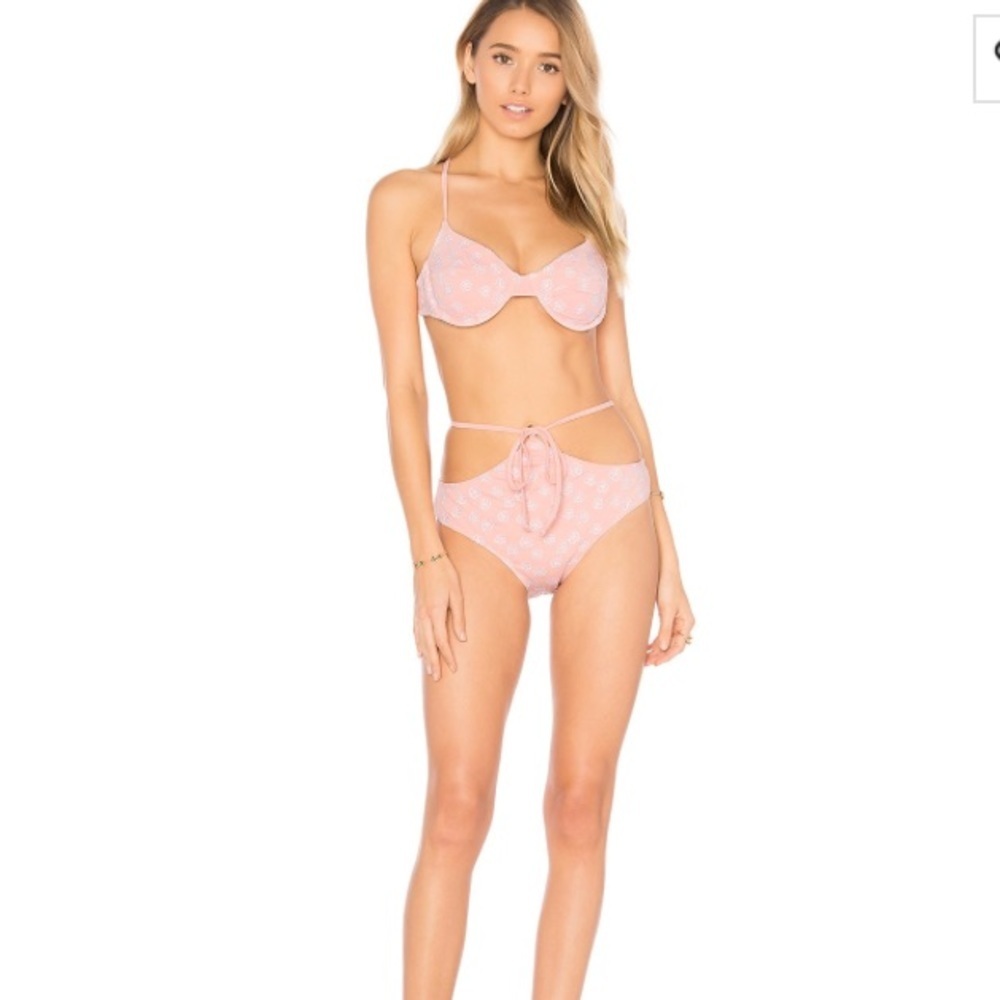 NEW • For Love & Lemons • Jardine Daisy Bikini Top